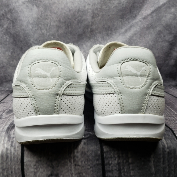 Puma G. Vilas like New, White Leather & Suede Sz.10 - Picture 2 of 6